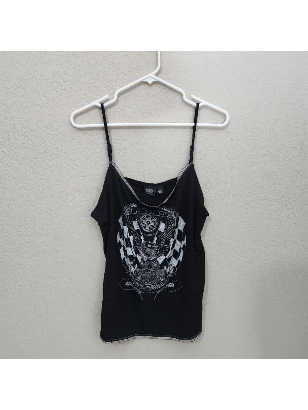 Harley-Davidson Womens 120th Anniversary Black Camisole Tank Top XL